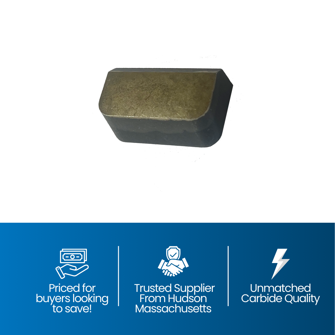 10-PACK N875R Stump Cutter Carbide .875 x .300 x 500 (With Silver Solder)