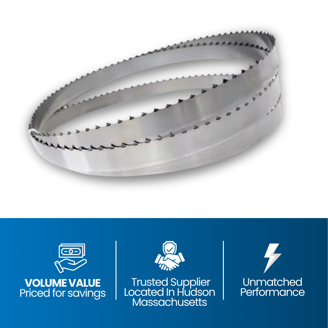 13'2" (158") x 1-1/4" x .042" x 3/4" DeckDuster® (Box of 24 pcs) Bandsaw Blade for Sawmills