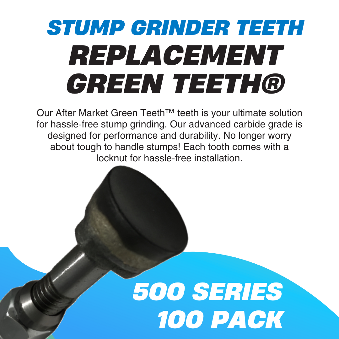 100 PACK Dished Stump Cutting/Grinding Teeth