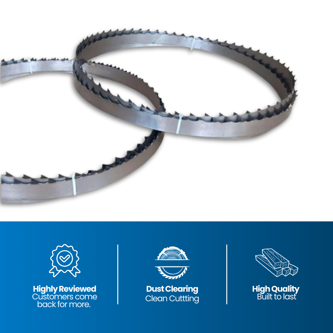 158" x 1" x .041" x 3/4"-1.3T Bandsaw Blades (Box of 12)