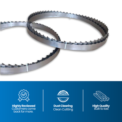 158" x 1" x .041" x 3/4"-1.3T Bandsaw Blades (Box of 12)
