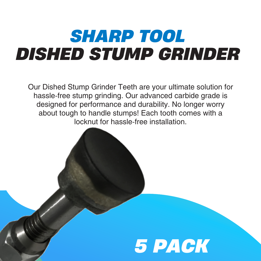 5 PACK Dished Stump Cutting/Grinding Teeth