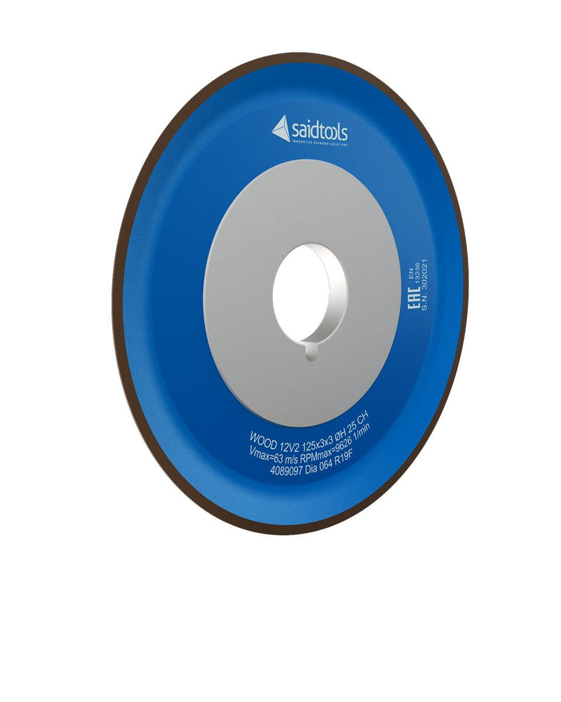 Saidtools - 12V2 Diamond Grinding Wheel - 150mm Diam - 280 Grit - 32 Hole