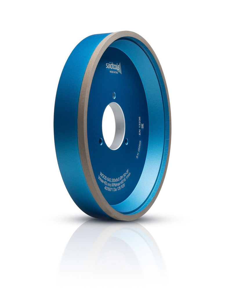 Saidtools - 6A2 CBN Grinding Wheel - 175mm Diam - 120 Grit - 78 Hole