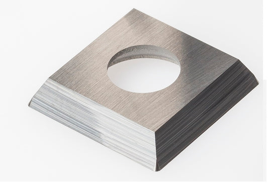 Carbide Insert Knife BYRD SHELIX STYLE Inserts 15 x 15 X 2.5 Single Hole - Box of 10
